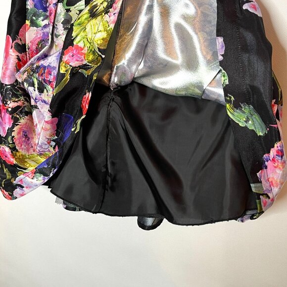 Sequin Hearts 2 Piece Party Dress Crop Top Floral Skirt Size 1 - Picture 11 of 16